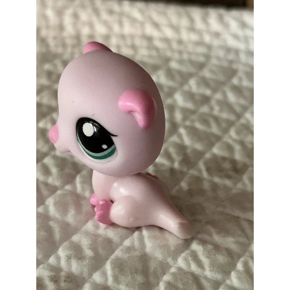 LPS Hasbro Pink‎ Sea Otter Littlest Pet Shop Toy Figurine Figure